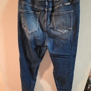 KanCan Dark Blue DISTRESSED Skinny Jeans